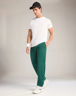 Zoiro Athleisure Track Pant - Rain Forest pocket detail